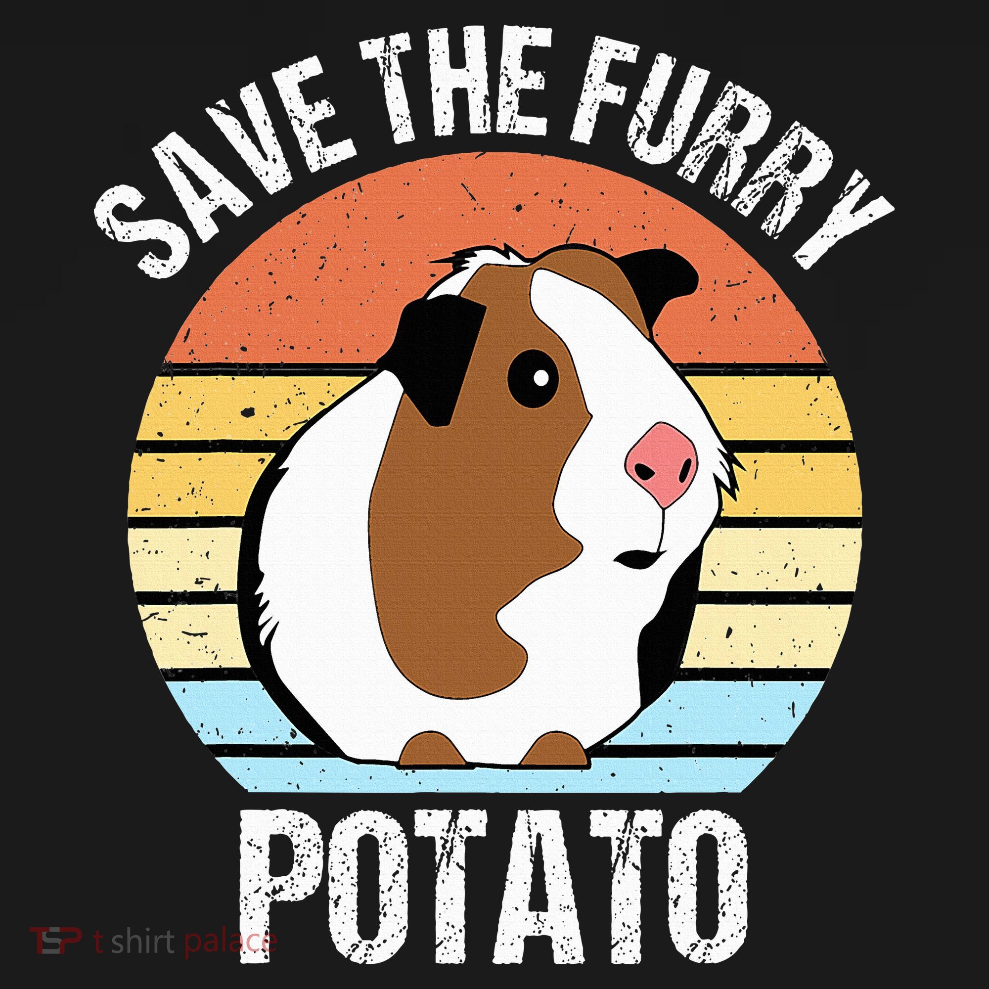 Save The Furry Potato Funny Guinea Pig Sweatshirt