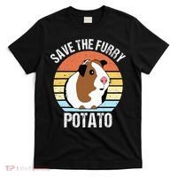 Save The Furry Potato Funny Guinea Pig T-Shirt thumb 0