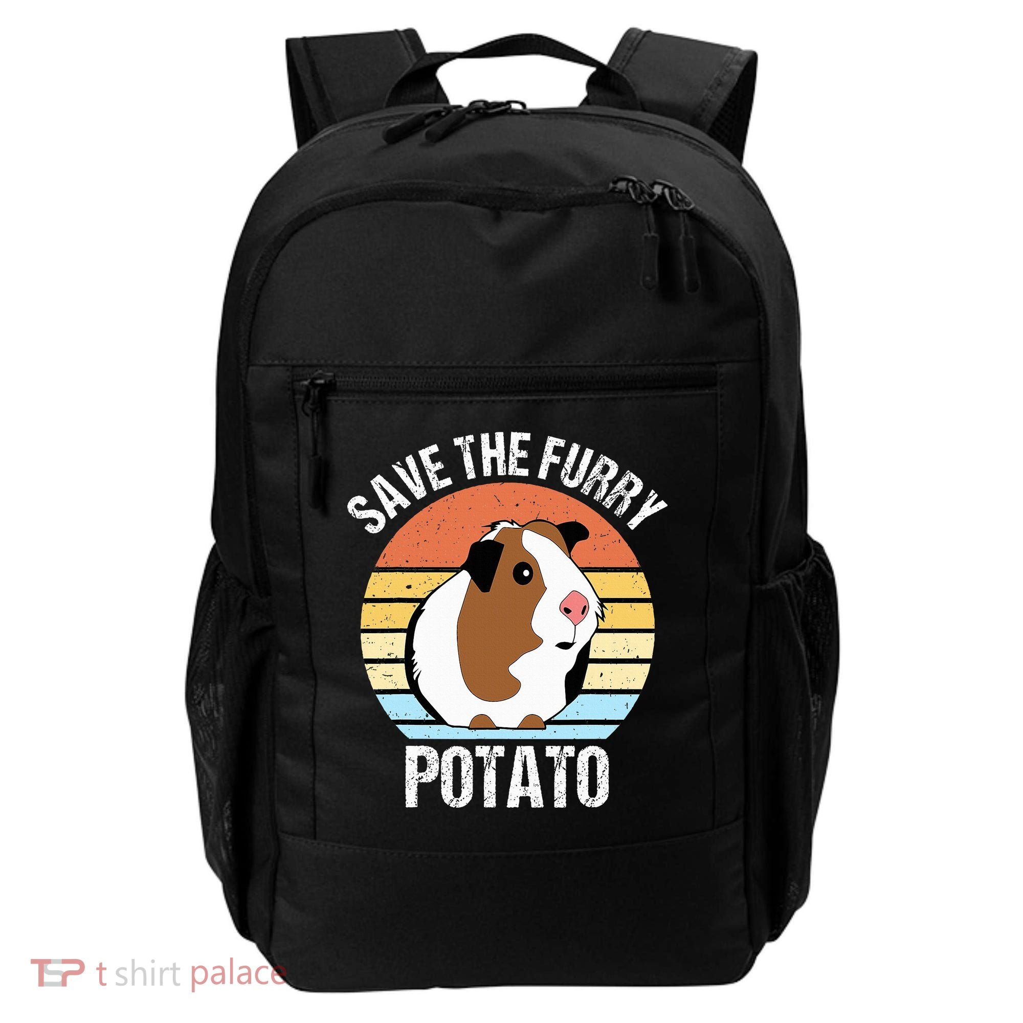 Save The Furry Potato Funny Guinea Pig Backpack