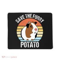 Save The Furry Potato Funny Guinea Pig Mousepad thumb 0