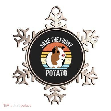Save The Furry Potato Funny Guinea Pig Ornament