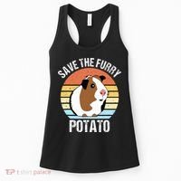 Save The Furry Potato Funny Guinea Pig Women's Tank Top thumb 0