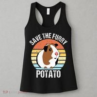 Save The Furry Potato Funny Guinea Pig Women's Tank Top thumb 3