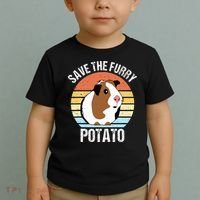 Save The Furry Potato Funny Guinea Pig Toddler T-Shirt thumb 2