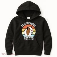 Save The Furry Potato Funny Guinea Pig Kids Hoodie thumb 0