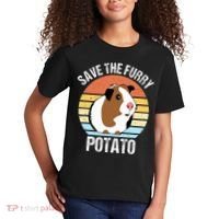 Save The Furry Potato Funny Guinea Pig Kids T-Shirt thumb 2
