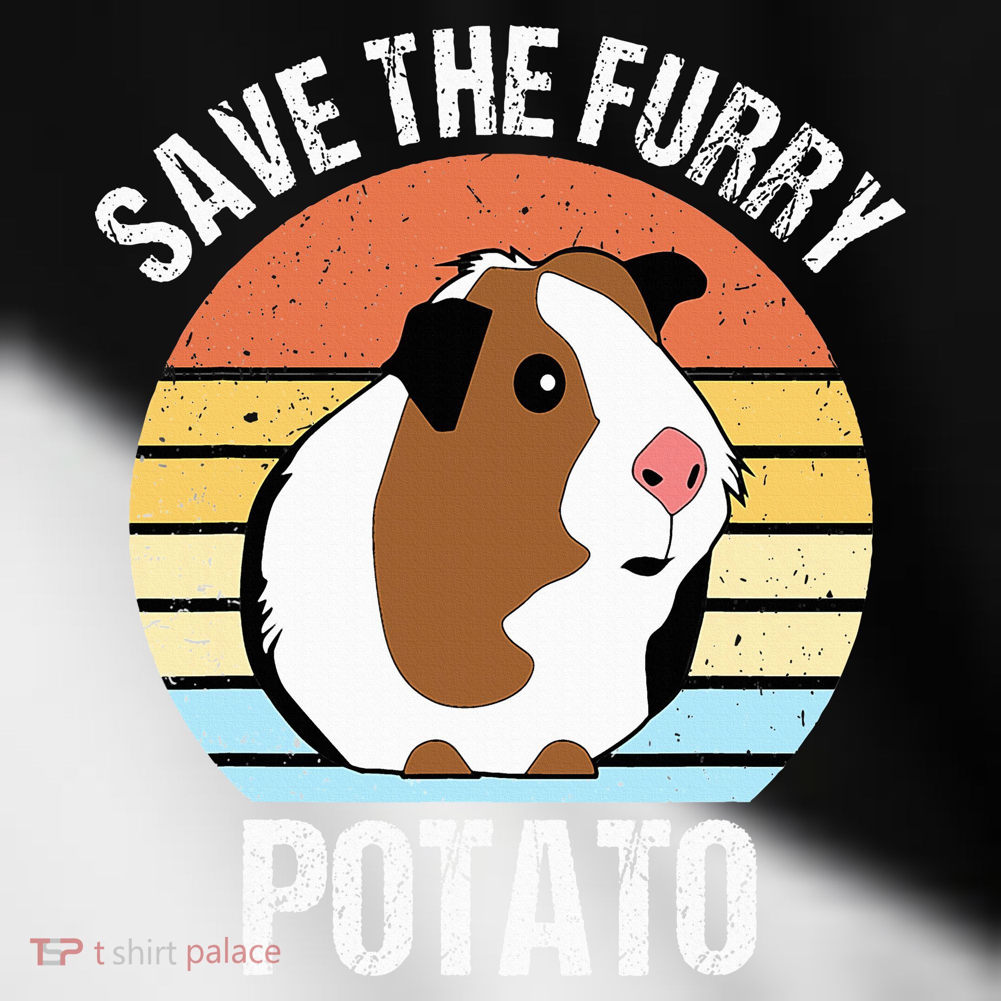 Save The Furry Potato Funny Guinea Pig Toddler Fine Jersey T-Shirt