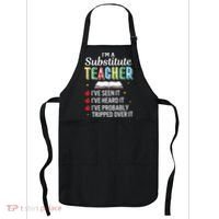 Substitute Teacher Funny Saying School Gift Apron thumb 0