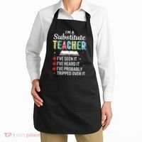 Substitute Teacher Funny Saying School Gift Apron thumb 2