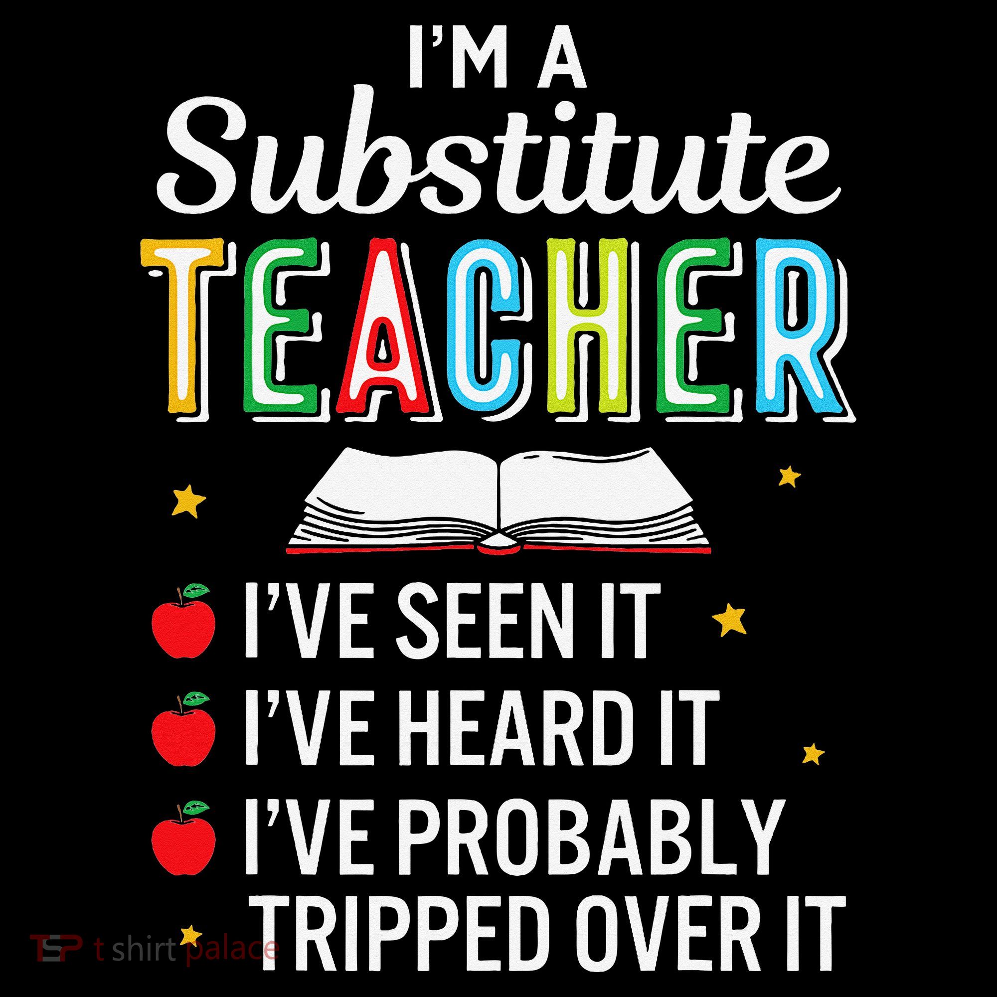 Substitute Teacher Funny Saying School Gift Women's T-Shirt