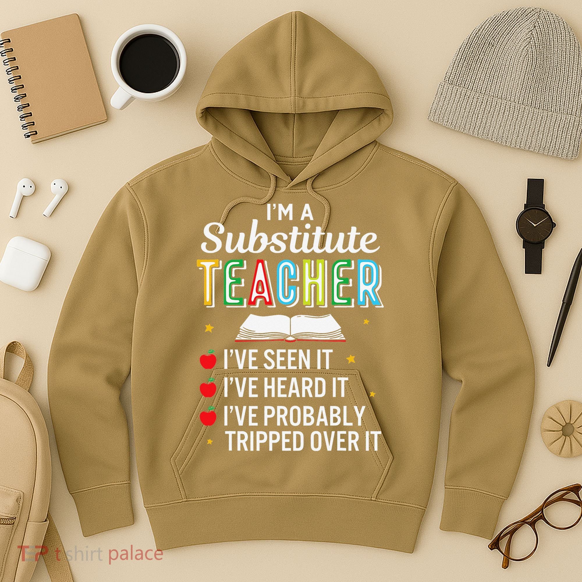 Substitute Teacher Funny Saying School Gift Hoodie