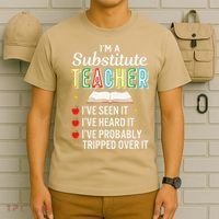 Substitute Teacher Funny Saying School Gift T-Shirt thumb 6