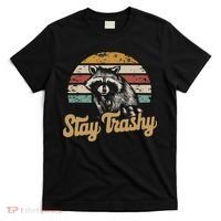 Stay Trashy Funny Opossum Raccoon Internet Memes Funny Meme T-Shirt thumb 0