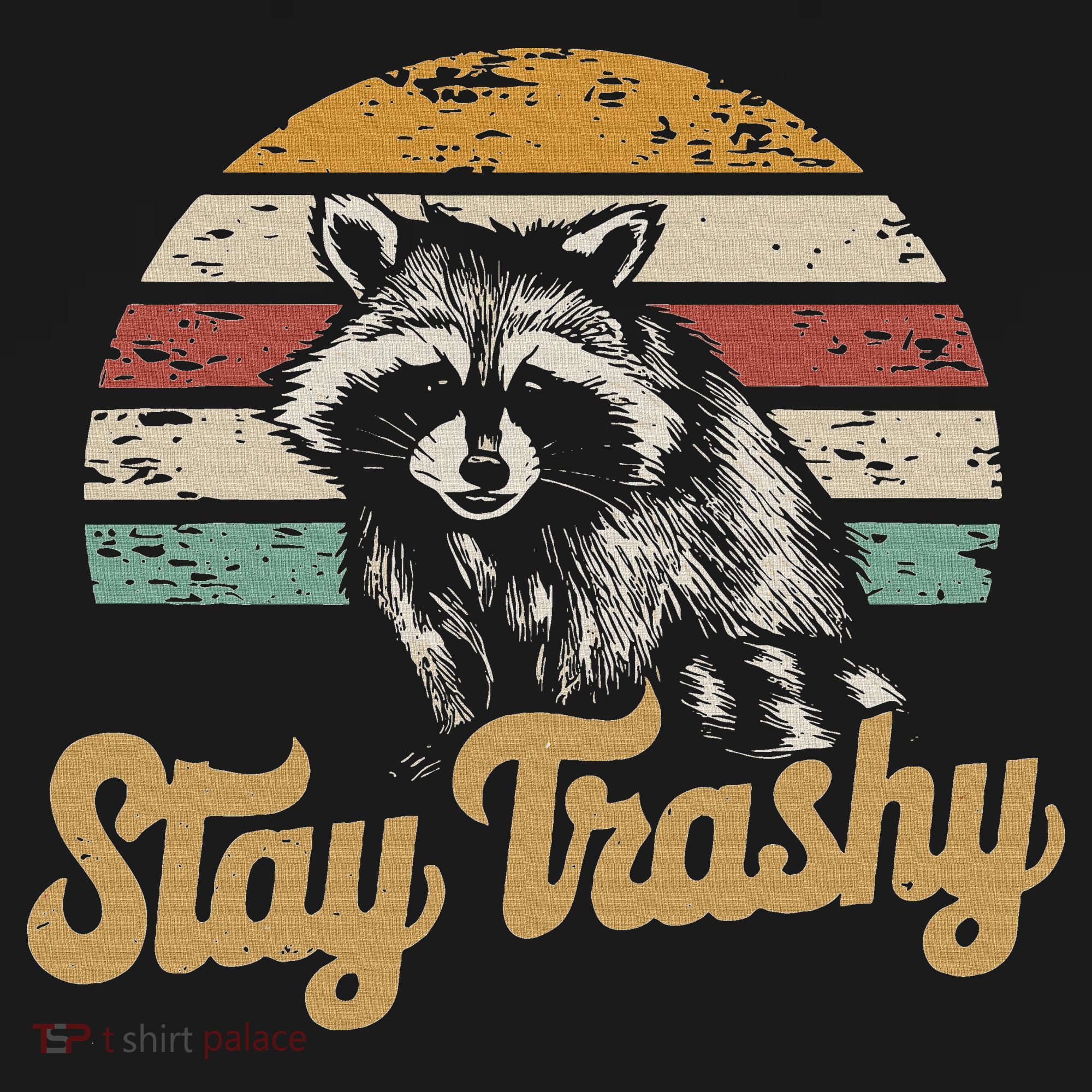 Stay Trashy Funny Opossum Raccoon Internet Memes Funny Meme Women's Tank Top