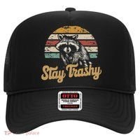 Stay Trashy Funny Opossum Raccoon Internet Memes Funny Meme Hat thumb 0