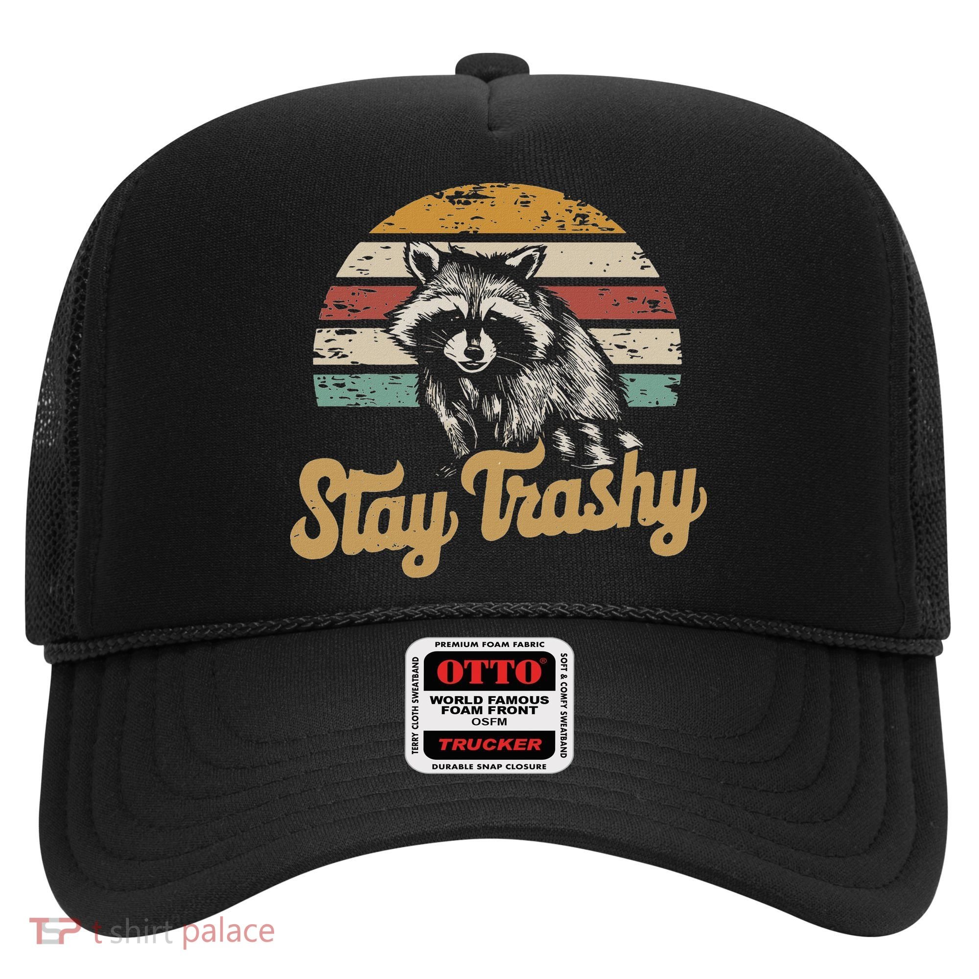 Stay Trashy Funny Opossum Raccoon Internet Memes Funny Meme Hat