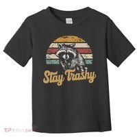Stay Trashy Funny Opossum Raccoon Internet Memes Funny Meme Toddler T-Shirt thumb 0