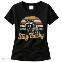 Stay Trashy Funny Opossum Raccoon Internet Memes Funny Meme Women's T-Shirt thumb 0