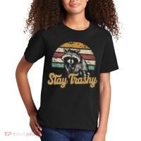 Stay Trashy Funny Opossum Raccoon Internet Memes Funny Meme Kids T-Shirt thumb 2