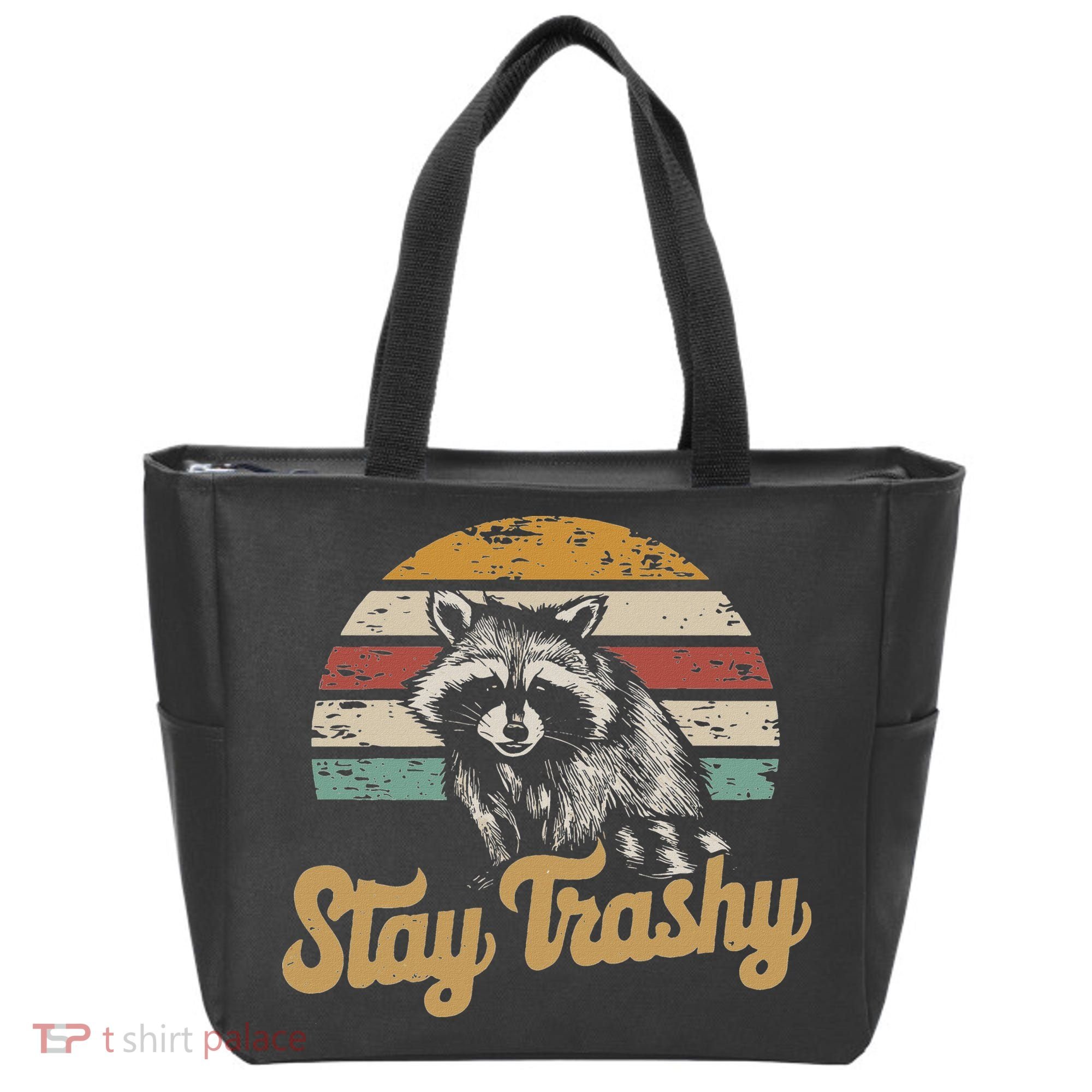 Stay Trashy Funny Opossum Raccoon Internet Memes Funny Meme Tote Bag