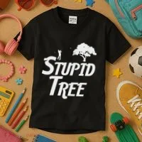Stupid Trees Funny Golfer Gift Golf Kids T-Shirt thumb 3