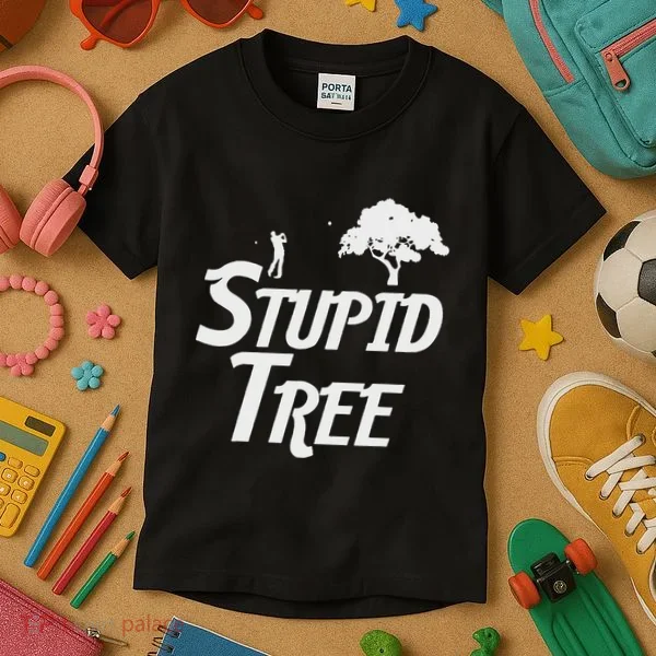 Stupid Trees Funny Golfer Gift Golf Kids T-Shirt