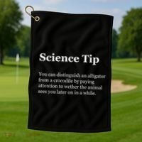 Science Tip Funny Meaning Quote Golf Towel thumb 1
