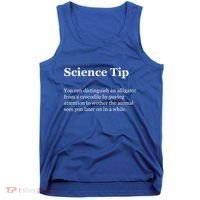 Science Tip Funny Meaning Quote Tank Top thumb 0