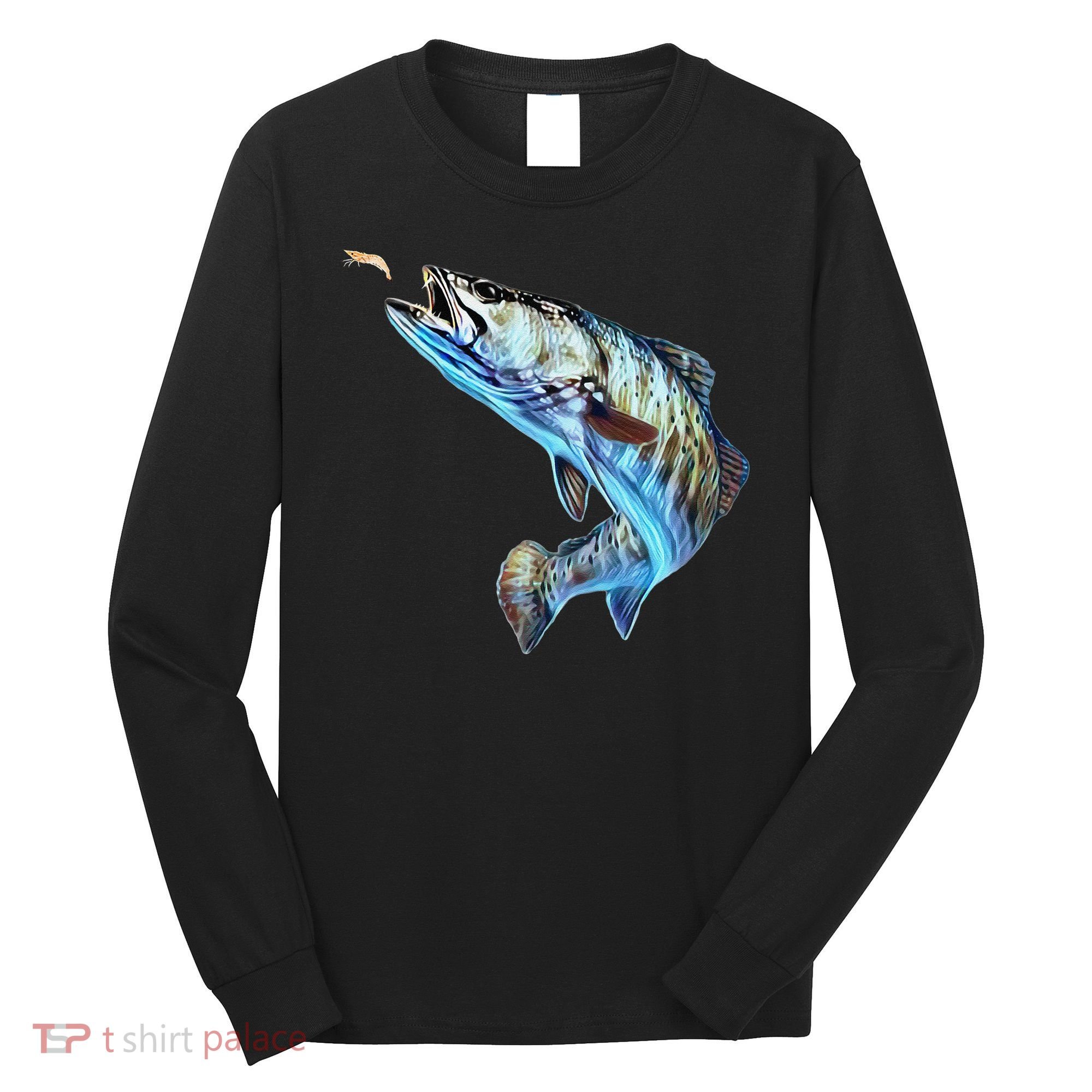 Speckled Trout Fishing  & Speckled Trout Long Sleeve Shirt
