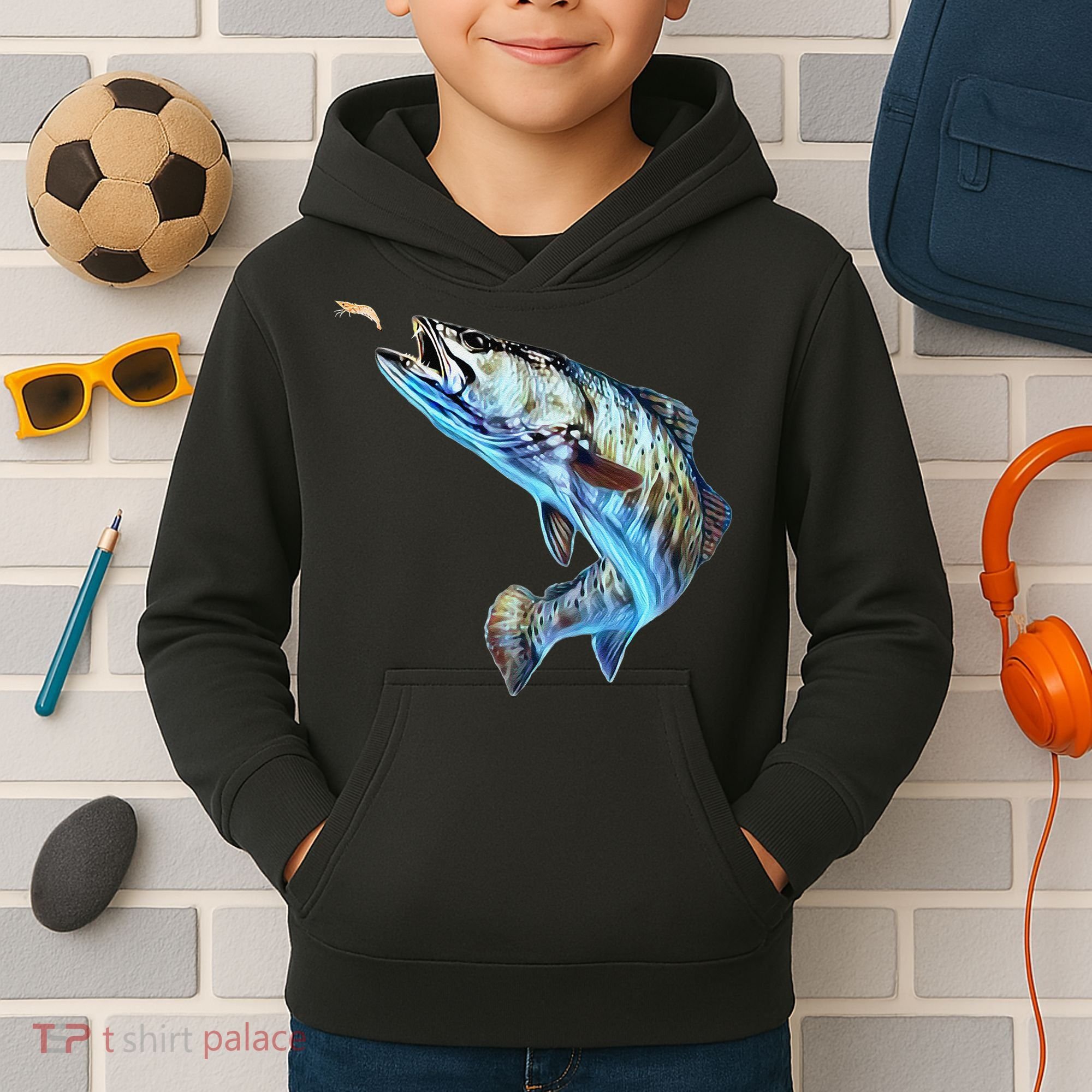 Speckled Trout Fishing  & Speckled Trout Kids Hoodie