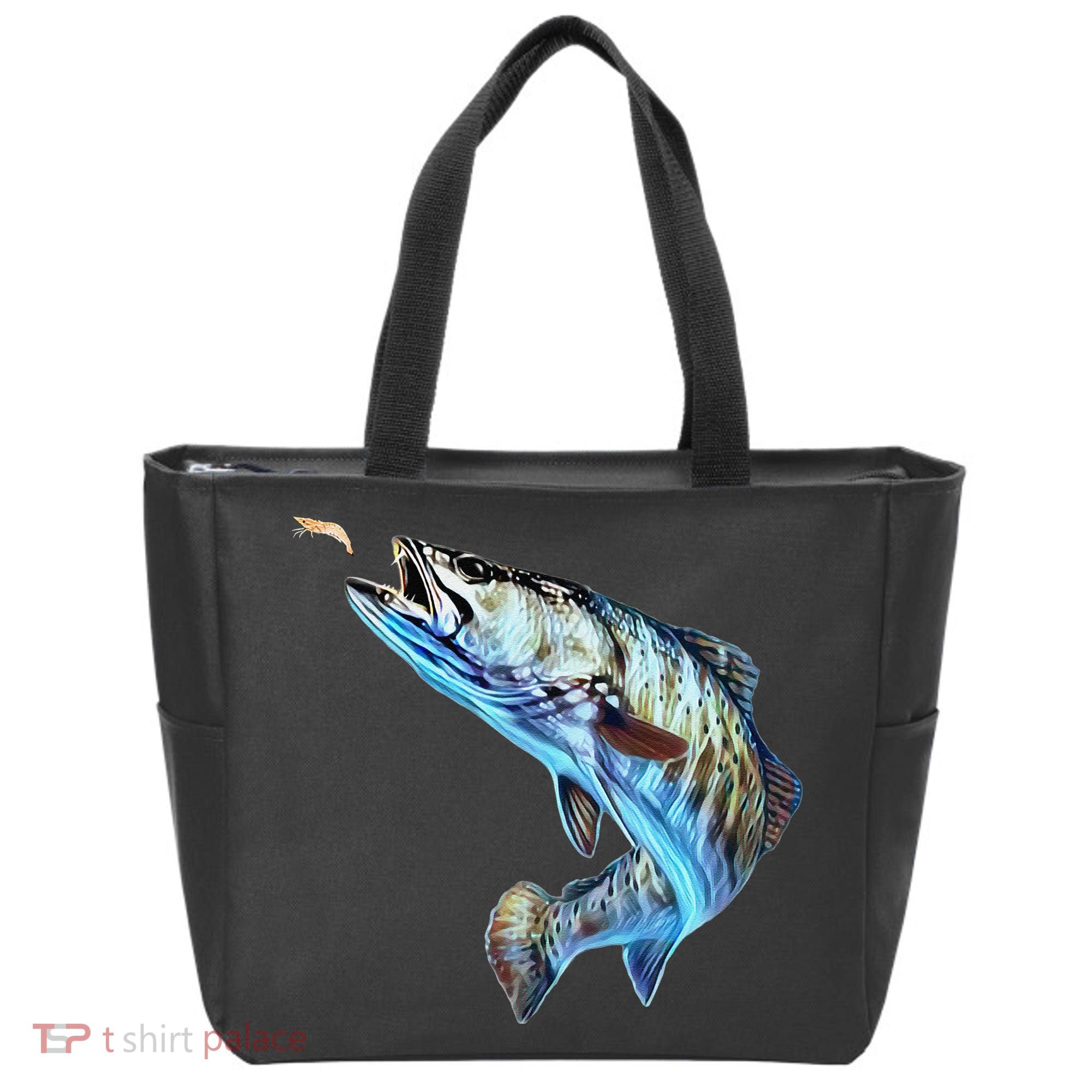 Speckled Trout Fishing  & Speckled Trout Tote Bag