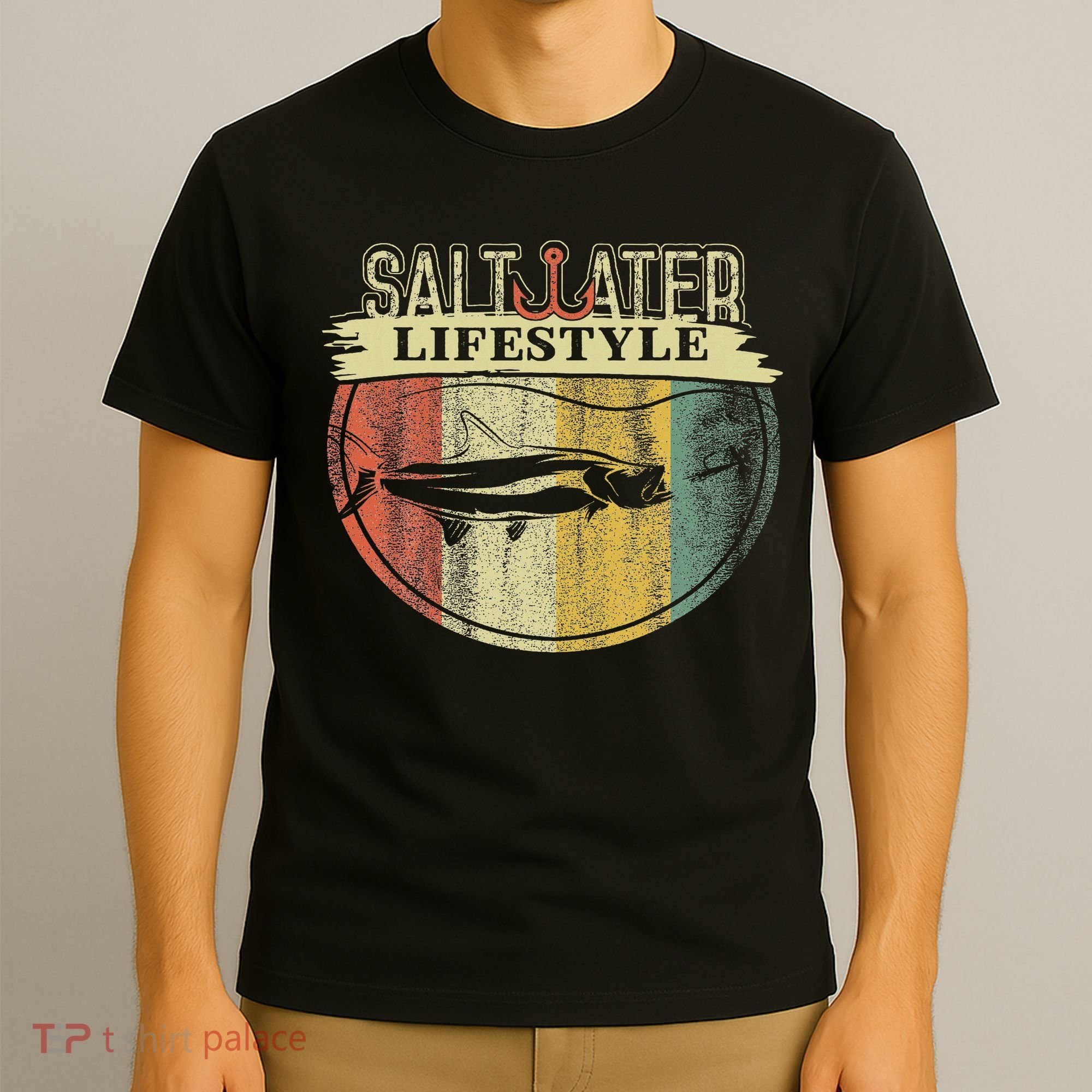 Saltwater Tarpon Fishing Sport Game Fish Lover Fisherman T-Shirt