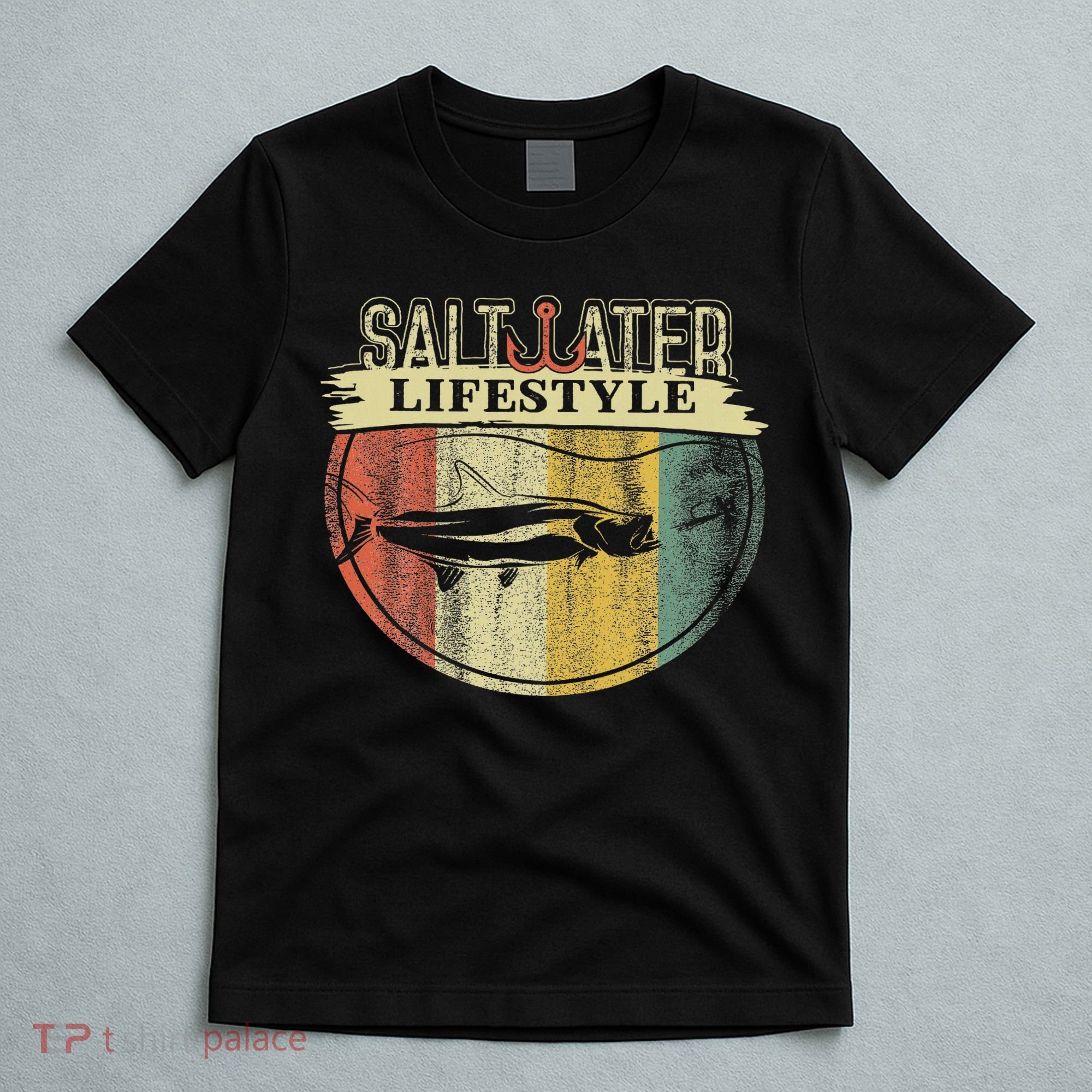 Saltwater Tarpon Fishing Sport Game Fish Lover Fisherman T-Shirt