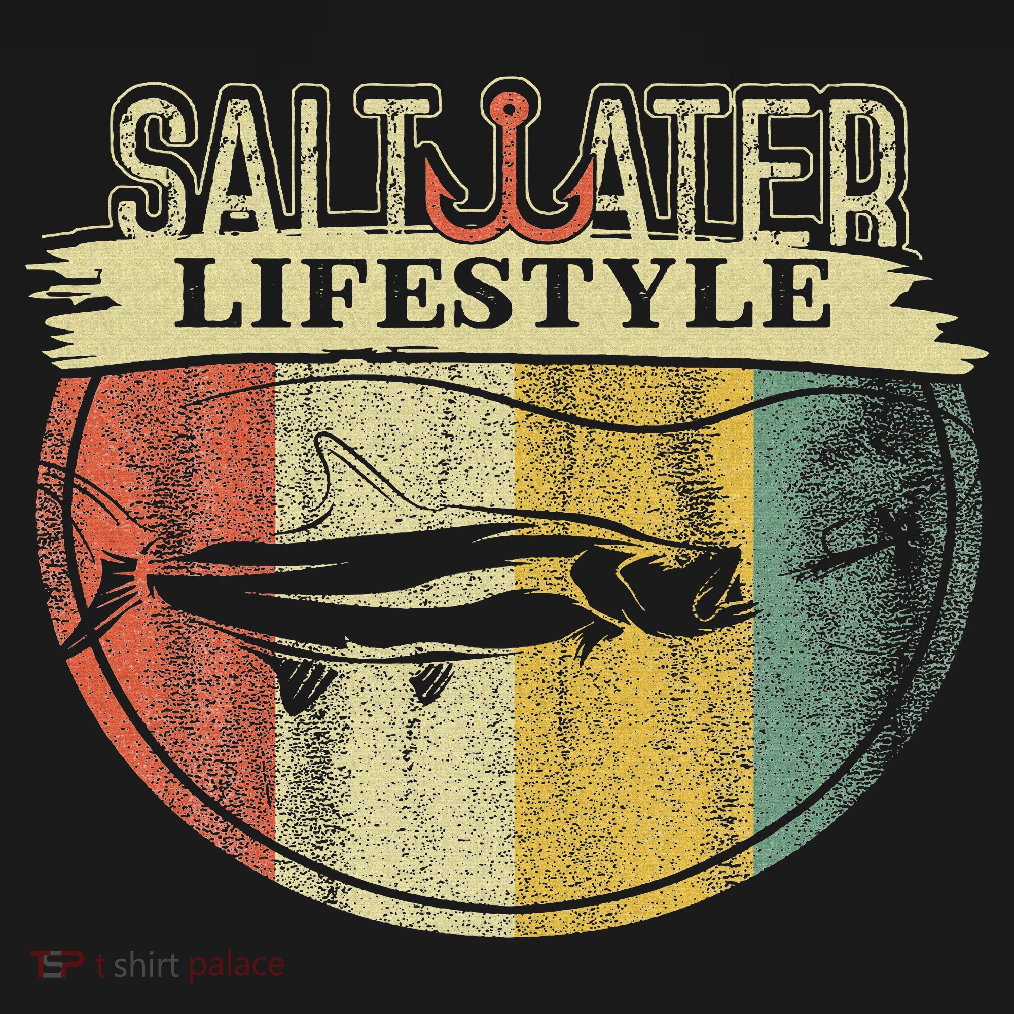 Saltwater Tarpon Fishing Sport Game Fish Lover Fisherman T-Shirt