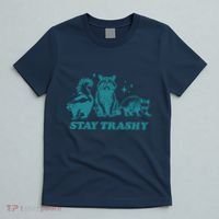 Stay Trashy Funny Raccoon Opossum Skunk Trash Panda Meme T-Shirt thumb 5