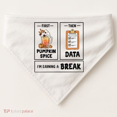 Sped Teacher First Then Behavior Therapist School Psych USA-Made Doggie Bandana