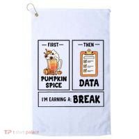 Sped Teacher First Then Behavior Therapist School Psych Golf Towel thumb 0