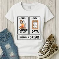 Sped Teacher First Then Behavior Therapist School Psych Women's T-Shirt thumb 3