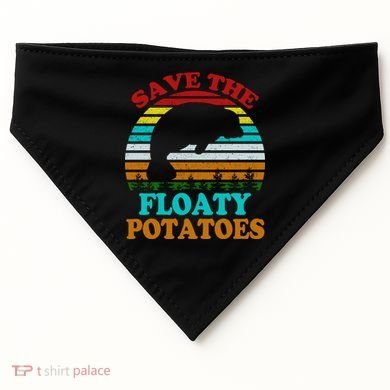 Save The Floaty Potatoes USA-Made Doggie Bandana