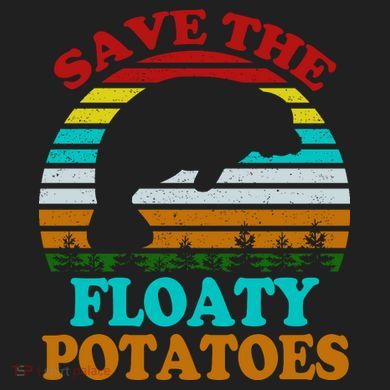 Save The Floaty Potatoes V.I.T. Fleece Crew Sweatshirt
