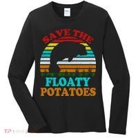 Save The Floaty Potatoes Women's Long Sleeve Shirt thumb 0