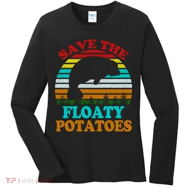 Save The Floaty Potatoes Women's Long Sleeve Shirt