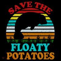 Save The Floaty Potatoes Women's Long Sleeve Shirt thumb 2