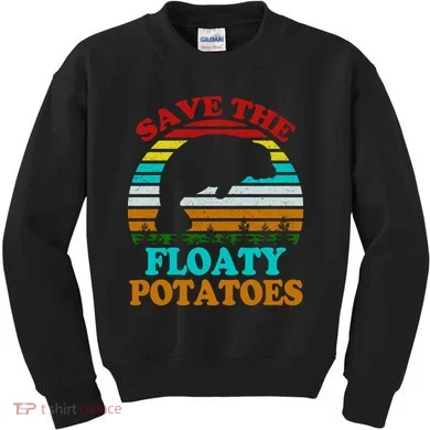 Save The Floaty Potatoes Kids Sweatshirt
