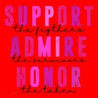Support The Fighter Admire The Survivor Honor The Taken Cancer Awareness Santa Hat thumb 1
