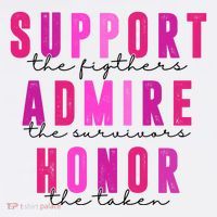 Support The Fighter Admire The Survivor Honor The Taken Cancer Awareness Hat thumb 2