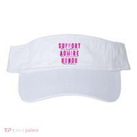 Support The Fighter Admire The Survivor Honor The Taken Cancer Awareness Visor thumb 0