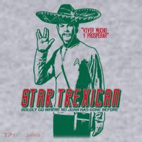 Star Trexican Funny Mexican Parody Prosperar Women's Sweatshirt thumb 2