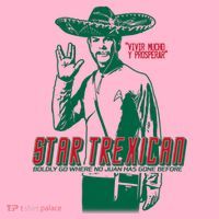 Star Trexican Funny Mexican Parody Prosperar Coaster thumb 2