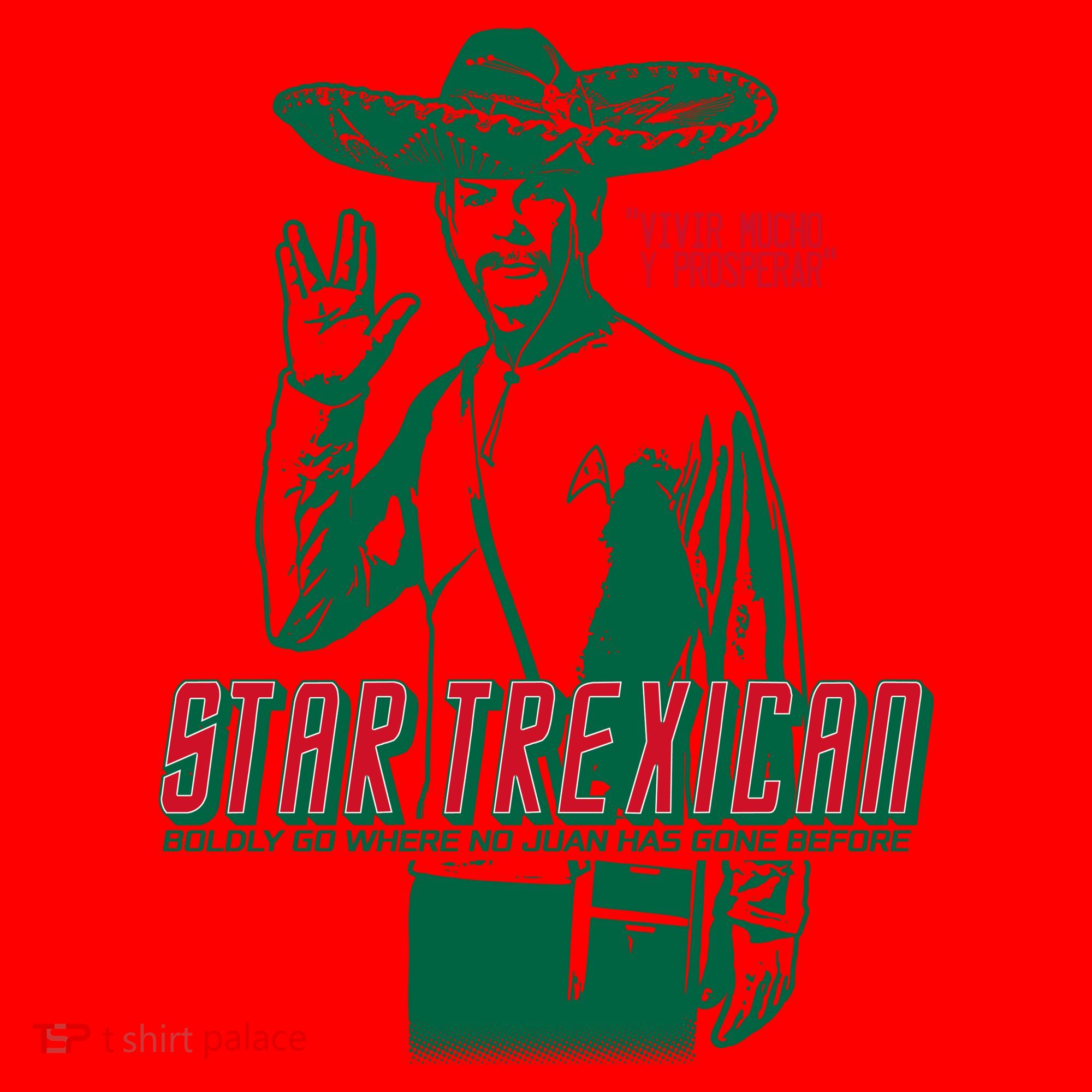 Star Trexican Funny Mexican Parody Prosperar Santa Hat